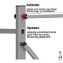 Krause Échafaudage articulé en aluminium (pliable) 5 et 7 mètres - vue détaillée