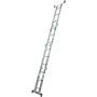Krause Aluminium-Gelenkleiter 4 x 3 Sprossen Arbeitshöhe 440 cm - technische Ansicht