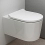 hansgrohe EluPura S WC-Sitz mit Befestigung oben, SoftClose und QuickRelease, Slim - Detailansicht