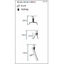 Krause Scala articolata in alluminio, 4 x 3 pioli, altezza di lavoro 440 cm - vista dettagliata