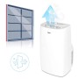 Honeywell BLAUPUNKT 3in1 ARRIFANA 16 – Tragbare Klimaanlage mit WiFi, 16.000 BTU - technische Ansicht