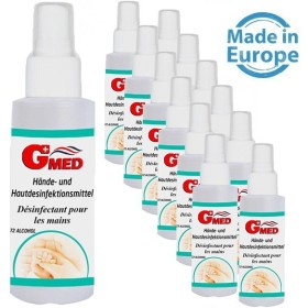 G-MED 12x 100ml SPRAY DISINFETTANTE PER LE MANI