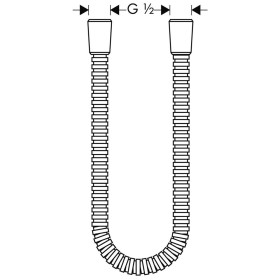 hansgrohe Metallschlauch DN15 160 cm