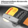HECHT Kehrmaschine 1000 mm Kehrbreite und 55 l Fassungsvermögen