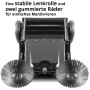 HECHT Kehrmaschine 1000 mm Kehrbreite und 55 l Fassungsvermögen - Produktansicht