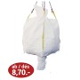 WOLFBAG Standard Big Bag mit Ein-/Auslauf 90x90x110cm