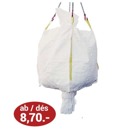 WOLFBAG Standard Big Bag mit Ein-/Auslauf 90x90x110cm