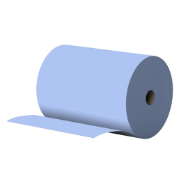 Webstar Industrie Putzpapier-Rolle 2 lagig Blau 100% Zellstoff 36x37cm 1000 Abr. PREMIUM