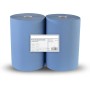 Webstar Industrie Putzpapier-Rolle 2 lagig Blau 100% Zellstoff 36x37cm 1000 Abr. PREMIUM - Detailansicht