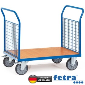 Carrello a parete anteriore doppia Fetra con pareti anteriori in griglia metallica
