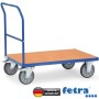 Carrello piattaforma con maniglia scorrevole in tubo d'acciaio Fetra Capacità di carico 500kg