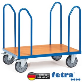 Fetra Carrello a barre laterali in tubo d'acciaio Capacità di carico 500kg
