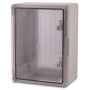 TP ELECTRIC ABS Schaltschrank transparent inkl. Montageplatte - Detailansicht