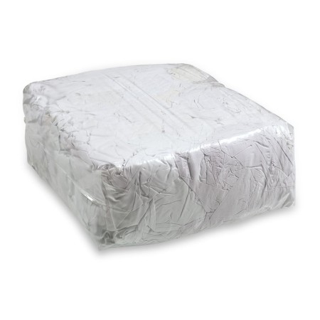 WolfBew 10kg. Putzlappen Weiss – 100 % Baumwolle Trikot Original