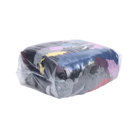 WolfBew 10kg. Chiffons Multicolores - 100 % Coton Jersey (polo) Original