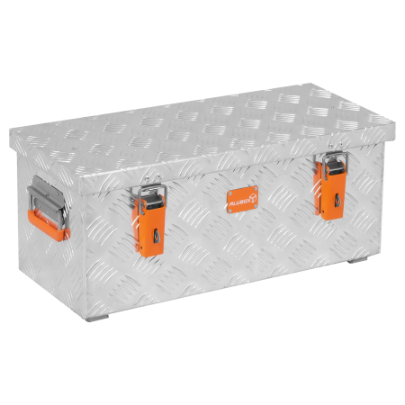 Alubox Massive Transportkisten aus Aluminium Riffelblech - Pritschenbox anbaufähig