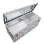 Alubox Massive Transportkisten aus Aluminium Riffelblech - Pritschenbox anbaufähig