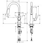 hansgrohe Talis M51 Miscelatore monocomando per cucina 160, doccetta estraibile, 2getti - vista dettagliata