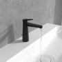 Robinet de lavabo monocommande Villeroy & Boch Conum avec bonde à tirette - vue technique