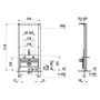 LAUFEN CB1 Installationssystem LIS für Wandbidets - Produktansicht