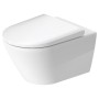 Ensemble WC suspendu Duravit D-Neo Rimless, avec Durafix - vue détaillée