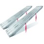 Mauderer Verladerampe paar Schwerlast-Schiene XOL 605mm breit (Endkopf mit Wulst) Länge 2500mm