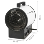 Trotec Heizlüfter 5 kW TDS 30 R – Industrieller Heizlüfter mit integriertem Thermostat - Detailansicht