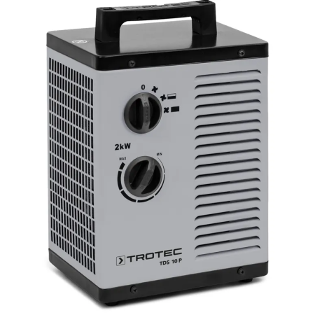 Trotec Keramik-Heizlüfter 2 kW TDS 10 P – PTC-Keramikheizlüfter für energiesparende Wärme