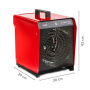 TROTEC TDS 50 E Ventilatore elettrico (max. 9 kW) - vista dettagliata