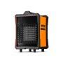 Master Termoventilatore 2 kW DE 2 XL – Termoventilatore elettrico portatile per piccoli ambienti e uffici - vista tecnica