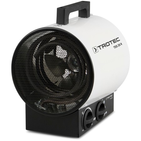 Trotec Termoventilatore 3 kW TDS 20 R – Robusto termoventilatore da cantiere con protezione contro il
