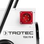 Trotec Heizlüfter 15 kW TDS 75 R – Hochleistungs-Heizlüfter für grosse Flächen - technische Ansicht
