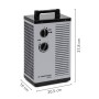 Trotec Radiateur soufflant céramique 3 kW TDS 20 P – Radiateur soufflant céramique compact - vue détaillée