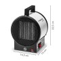 Trotec Keramik-Heizlüfter 2 kW TDS 10 M – Mini-Keramikheizlüfter für kleine Räume - Detailansicht