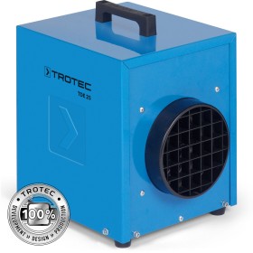 Trotec Heizlüfter 3 kW TDE 25 V2 – Baustellen-Heizlüfter mit robustem Metallgehäuse