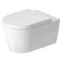 Duravit ME par Starck Ensemble de WC suspendu Rimless avec HygieneGlaze et HygieneFlush - vue détaillée