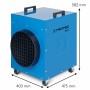 Trotec Aérotherme 18 kW TDE 95 V2 – Aérotherme industriel pour ateliers et entrepôts - photo produit