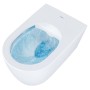 Duravit ME par Starck Ensemble de WC suspendu Rimless avec HygieneGlaze et HygieneFlush - vue technique