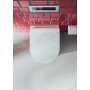 Duravit ME par Starck Ensemble de WC suspendu Rimless avec HygieneGlaze et HygieneFlush - vue technique