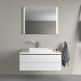 Vasque à poser Duravit DuraSquare sans trou de robinet 60 x 34,5 cm - vue technique