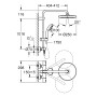 GROHE Vitalio Start System 250 Duschsystem mit Thermostatbatterie - Produktansicht