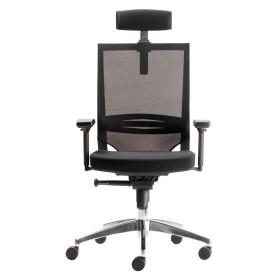 Chaise de bureau Mayer myOPTIMAX, 2486, tissu noir, structure en aluminium