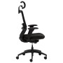 Chaise de bureau Mayer, 2481_KS, tissu noir, structure noire - photo produit