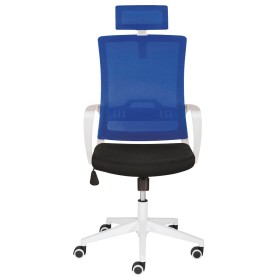 Chaise de bureau Mayer mySTUDIO, 2377 502, tissu bleu, structure blanche