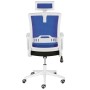 Mayer Bürostuhl mySTUDIO, 2377 502 Stoff blau, Gestell weiss - technische Ansicht