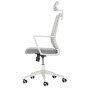 Sedia da ufficio Mayer mySTUDIO, 2377 508 tessuto grigio, struttura bianca - vista dettagliata