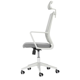 Chaise de bureau Mayer mySTUDIO, 2377 508, tissu gris, structure blanche
