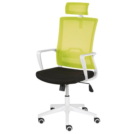Chaise de bureau Mayer mySTUDIO, 2377 503, tissu vert, structure blanche