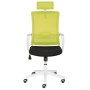 Sedia da ufficio Mayer mySTUDIO, 2377 503 tessuto verde, struttura bianca - vista dettagliata