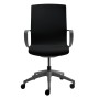 Sedia da ufficio Mayer myMORRIS, 2445 617 tessuto nero, struttura grigio - vista dettagliata